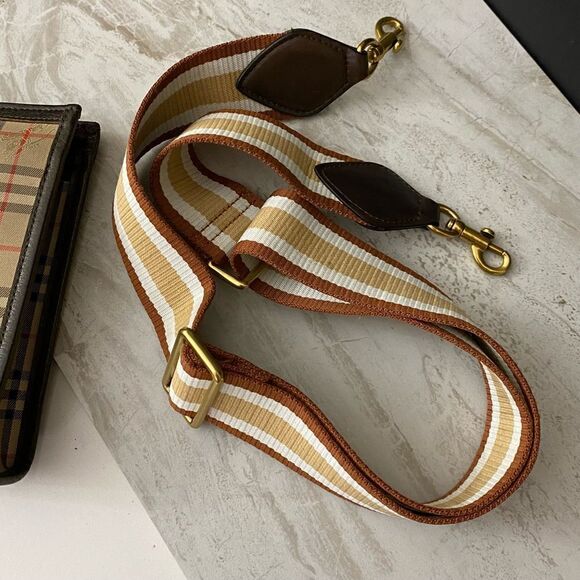 BURBERRYS Nova Check Canvas Leather Clutch/Crossbody - Picture 17 of 17